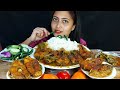 Omg mega lunchi huge spicy fish kaliyavegetable fish bunaextra gravysalad basmati rice eating