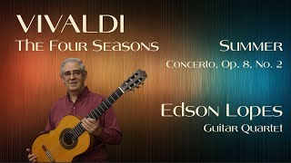 Thumbnail for Presto, RV 315 "L'estate" by Antonio Vivaldi, performed by Edson Lopes (Guitar Quartet)