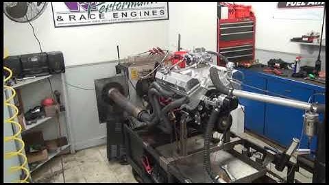SBC 557HP 406 ENGINE DYNO RUN FOR RICK HIGGINS BY WHITE PERFORMANCE AND MACHINE