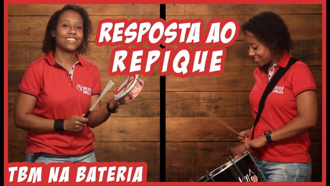 Resposta ao repique - tamborim na bateria #7