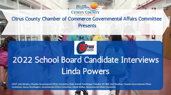 Linda Powers - 2022 Citrus County School Board Can...