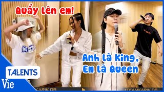Suboi, TLinh nhảy cuồng nhiệt "Ala Ela" phiên bản tập của team Karik trước chung kết Rap Việt
