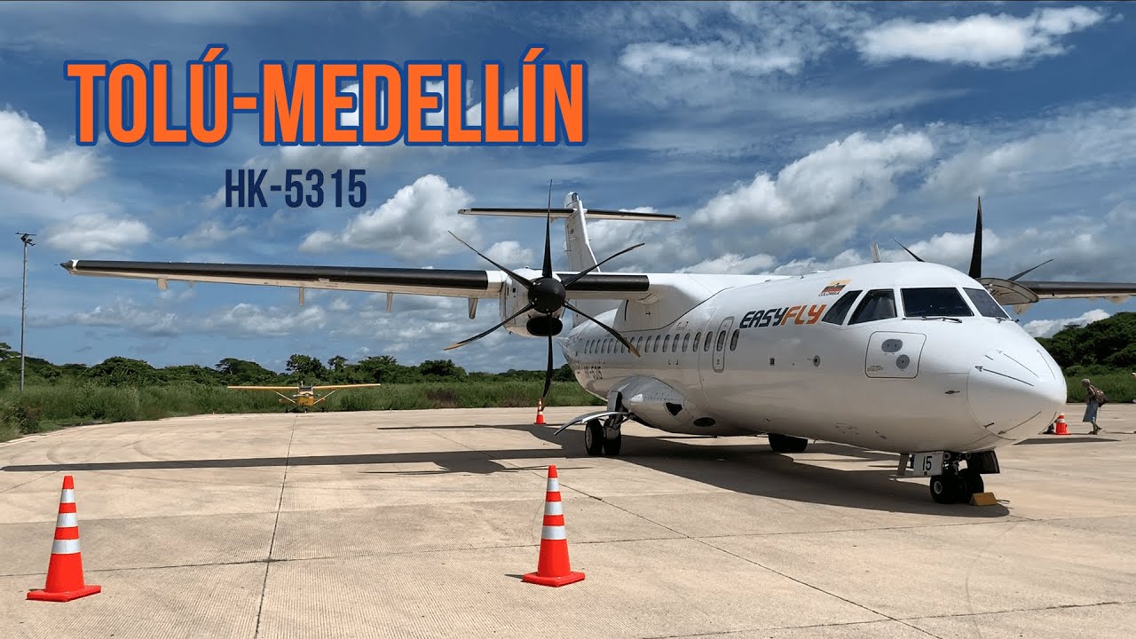 ¡TRIP REPORT! TOLÚ (TLU)-MEDELLÍN (EOH)| EASYFLY ATR 42-600| HERMOSAS VISTAS!!