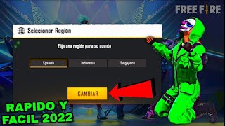 cómo cambiar de región aqui la solución para cualquier región free fire