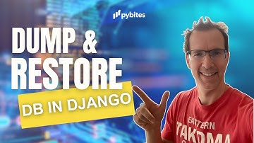 Loading and dumping data with Django and Postgres