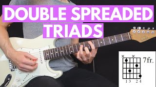 Beautiful Chords Double Spreaded Triads