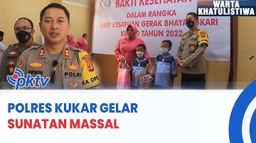 Polres Kukar Gelar Sunatan Massal
