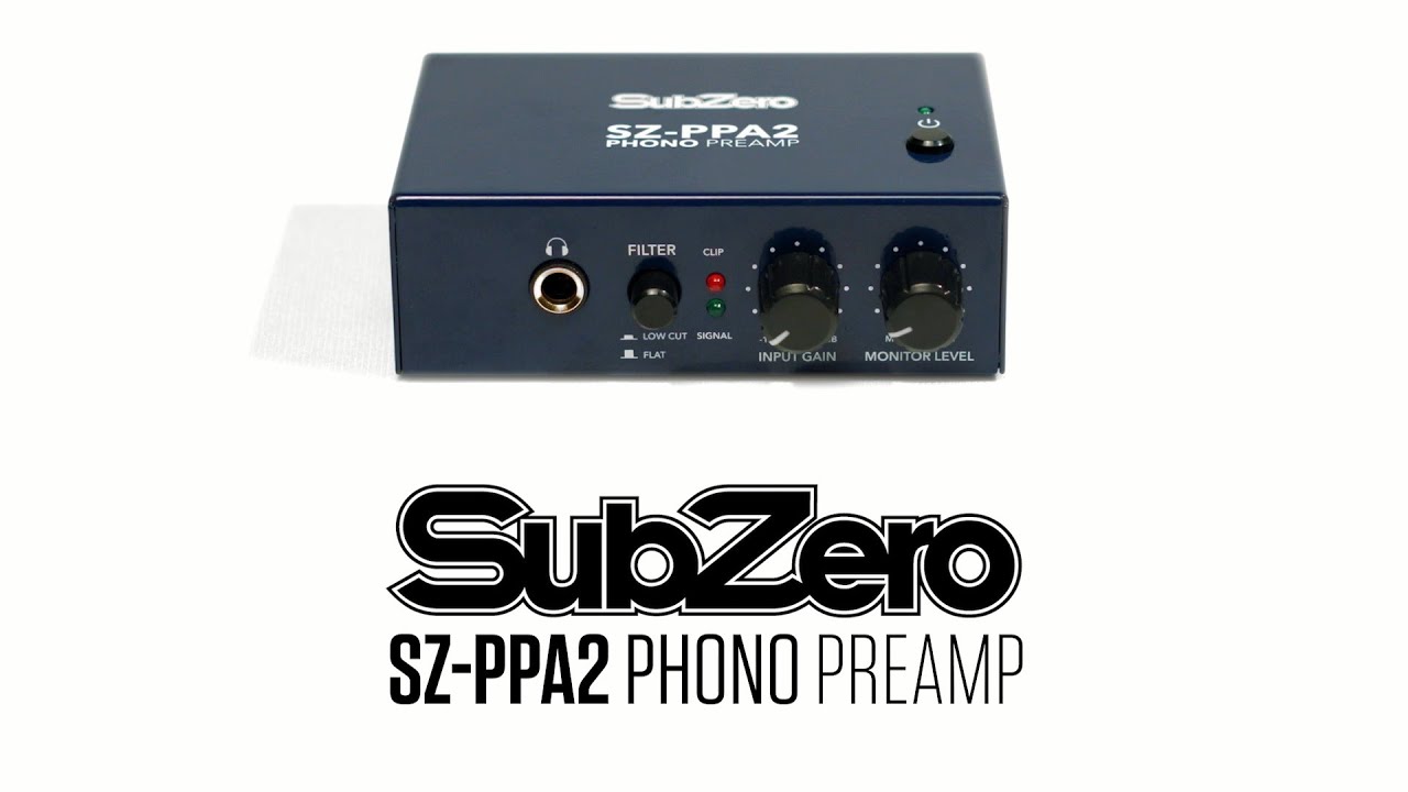 SubZero Pro Phono Preamplifier Gear4music YouTube