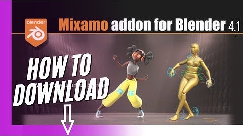 How To Download Mixamo Addon To Blender 4.1 Latest Version