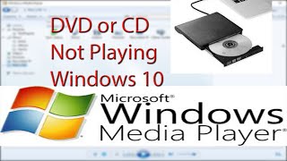 dvd or cd not recognized  windows 10