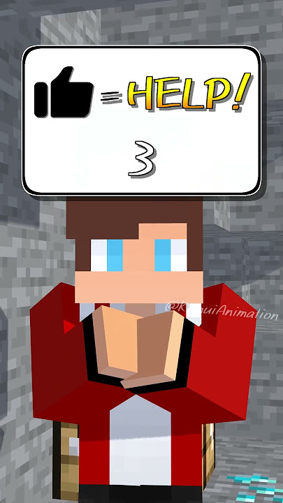 JJ & Mikey Need to Help Mining! - MAIZEN Minecraft Animation #shorts