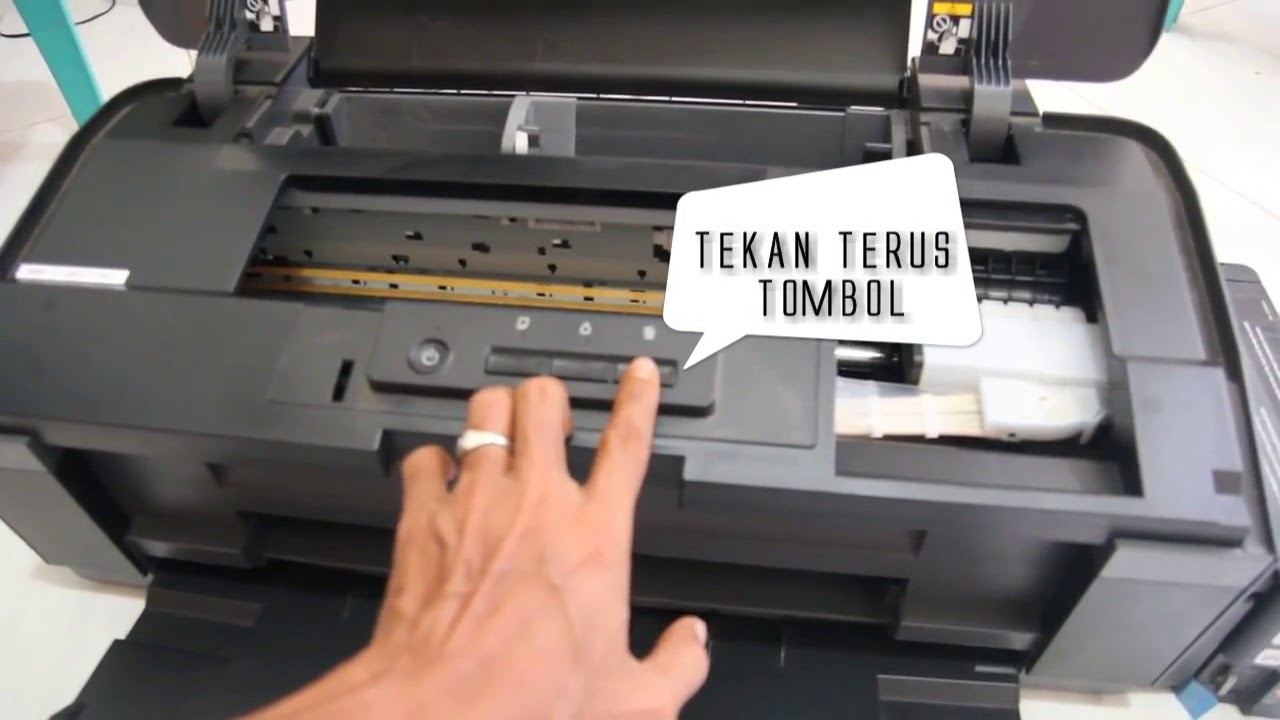 Cara mengatasi printer epson l360 lampu tinta berkedip