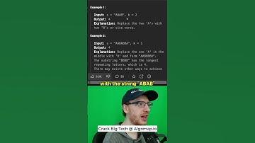 Essential Coding Interview Question! Longest Repeating Character Replacement - Leetcode 424