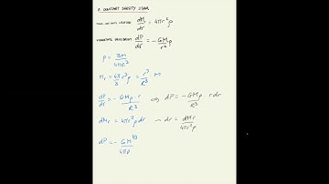 ASTR 503 - Class 19 - Video 4 - Solution for constant density star: Conditions at the Solar core