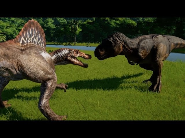 Stegosaurus Vs T-Rex, Indominus Rex, Spinosaurus, Giganotosaurus &  Allosaurus (1080P 60Fps) - Youtube