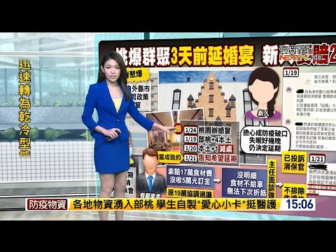 壹電視新聞主播劉宸希 新聞播報片段(2021/1/26)