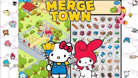 Hello Kitty - Merge Town😻 Level 3-4 Part 2
