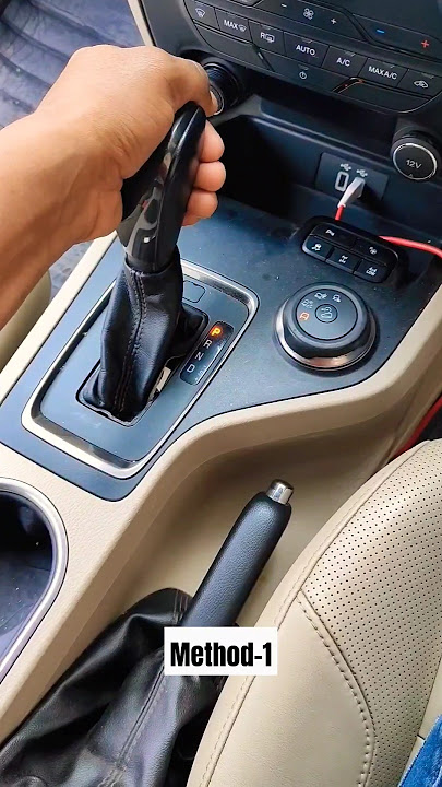 correct way to apply gear and handbrake in automatic car ! #shorts #car #driving #tips