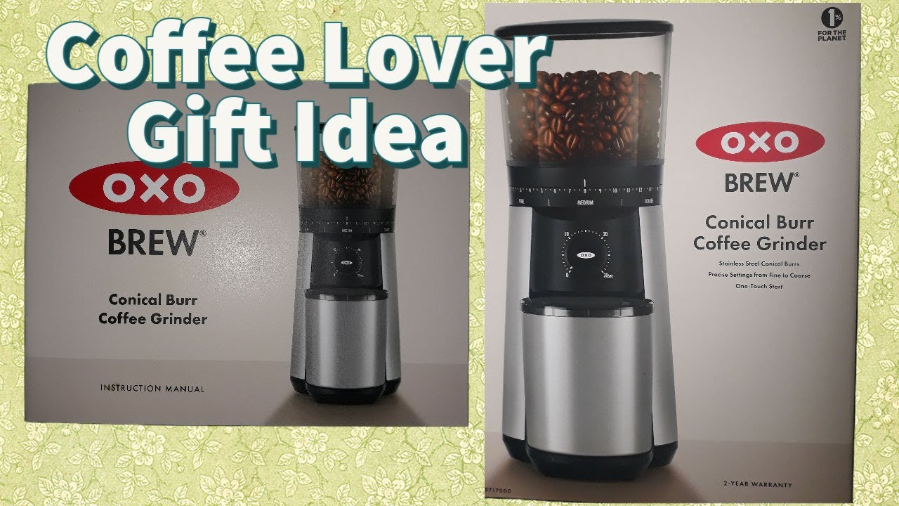 OXO 8717000 BREW One Touch Stainless Steel Conical Burr Coffee Grinder  Machine 