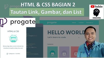 #2 Tautan Link Gambar dan List di HTML dan CSS