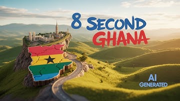 Miniature Ghana in 8 Seconds 🌅🌴 | AI-generated Veo 3 Travel Shorts