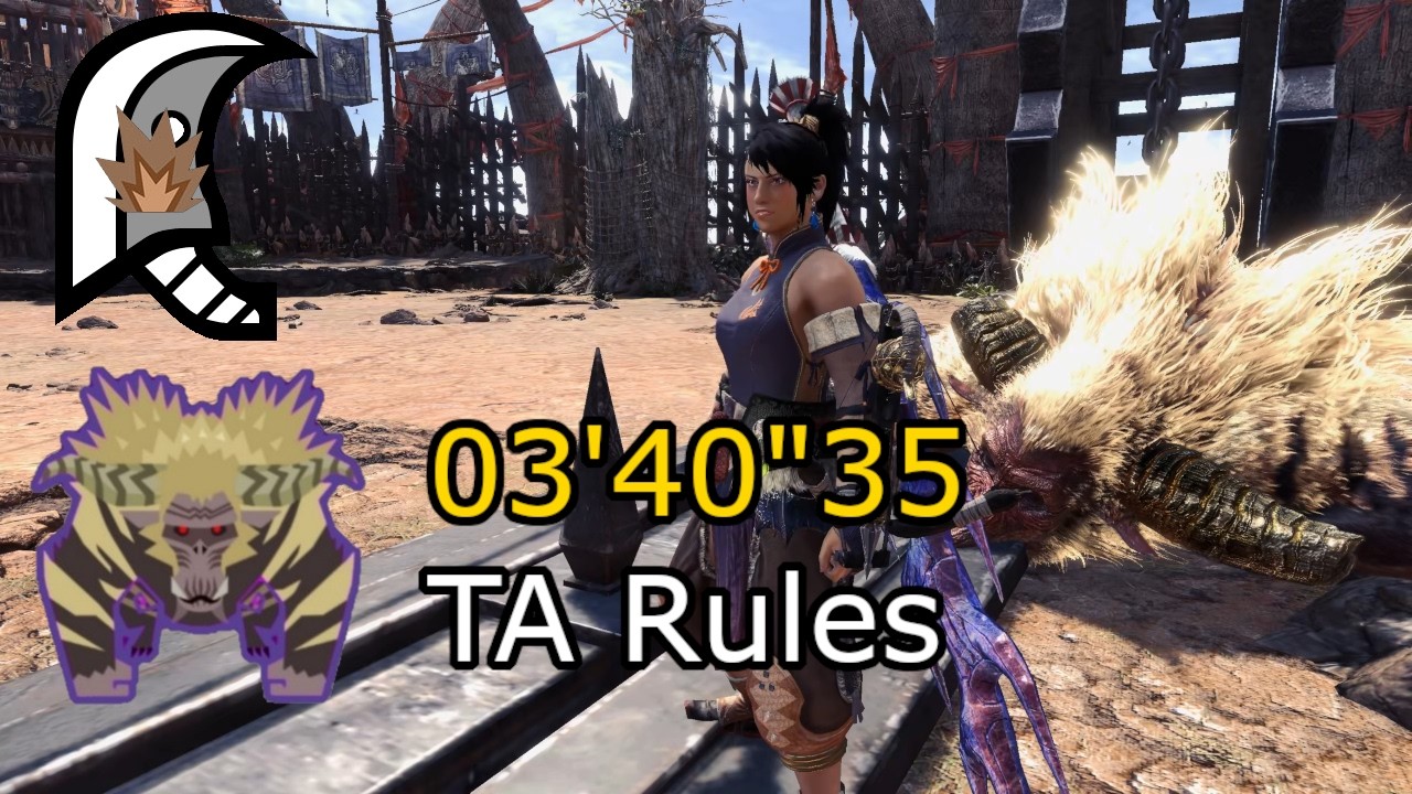 (WR) MHWI Tempered Furious Rajang - Mew are Number One! | Great Sword [03'40