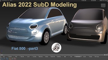 Alias SubD - Modeling Fiat500 -part3