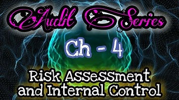 | Audit Series | Ch - 4 |  Risk Assessment and Internal Control | Imp |