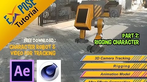 Tutorial Cinema 4D - Animation Robot 2 - Rigging Character
