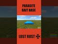 PARASITE BAIT BASE DESIGN RUST 2025 #rust #shorts #youtubeshorts