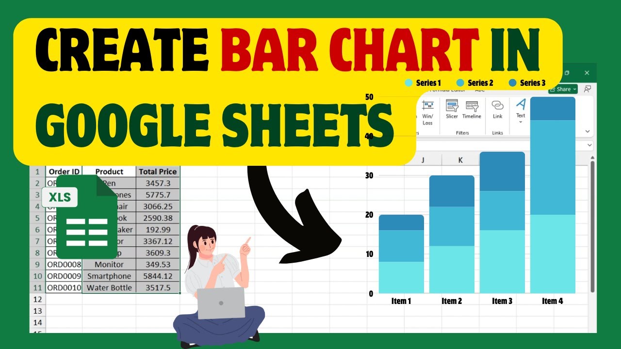 How To Create Bar Chart In Google Sheets - YouTube