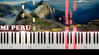 Piano Tutorial de MI PERÚ // VALS CRIOLLO // JO3L PIANO