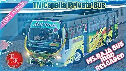 M.S RAJA BUS MOD RELEASE DOWNLOAD NOW.
