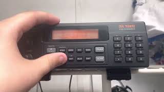 Radio shack pro-2052 alert test