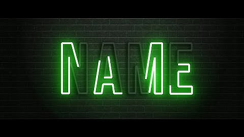 Neon Text Animation Intro - Name Text Animation Intro Kinemaster | Kinemaster Tutorial