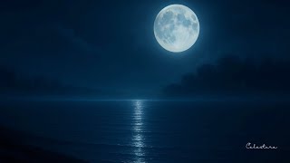 Moonlight Over Water • Calm Night Ambience (3 Hours)