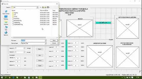 APLIKASI PERHITUNGAN GERAK PARABOLA OLEH NOVI ATRIA THP FPK-UNRI