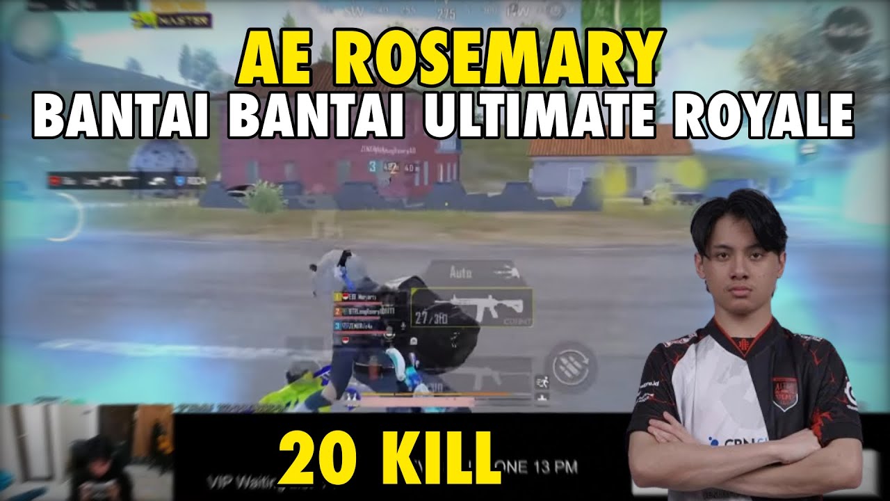 AE Rosemary MODE WR 100% ZHARKI!! BANTAI BANTAI ULTIMATE ROYALE | PUBG MOBILE
