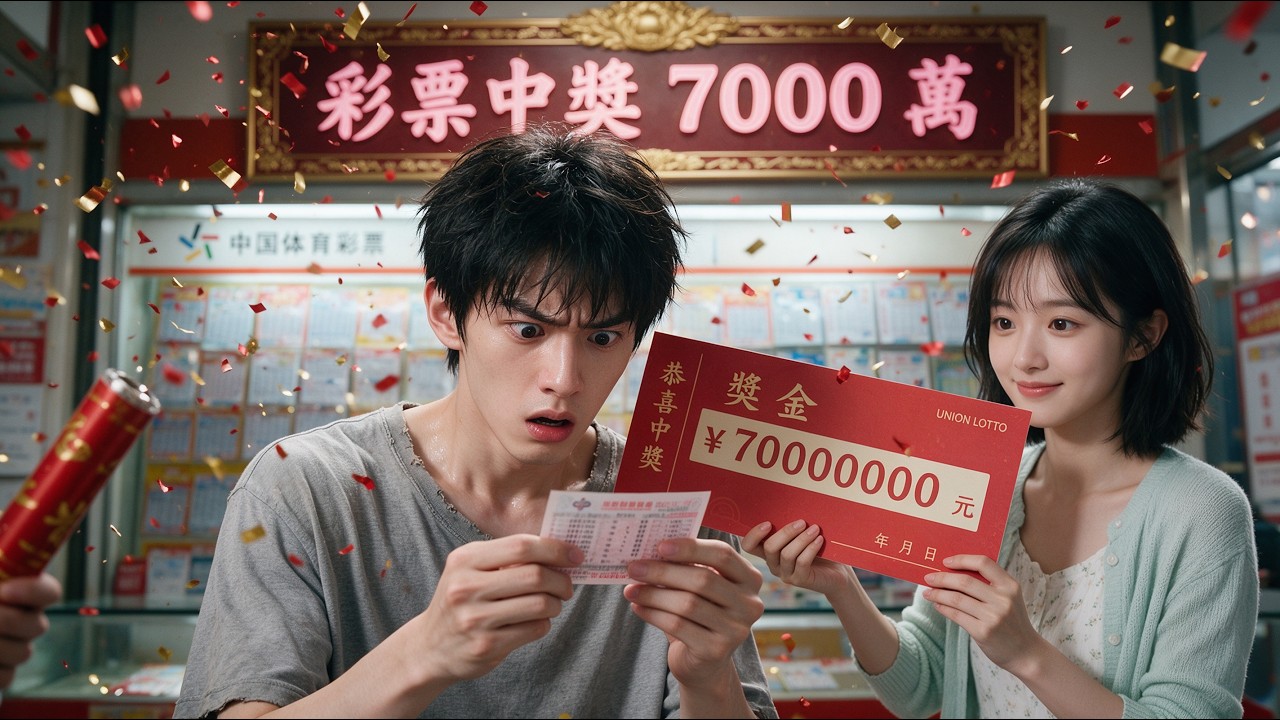 彩票中獎 7000 萬-不動聲色買車買房-再去裝窮相親