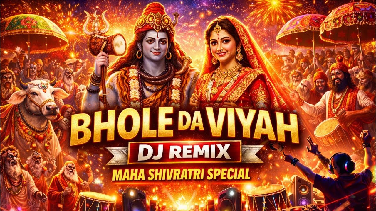 Bhole Da Viyah | DJ Remix | Maha Shivratri Special Song 2026 🔱