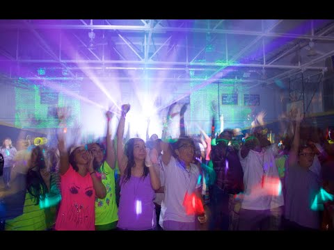 Students Love the EOP Laser Light Glow Party - Highlights of students response to the EOP Experience