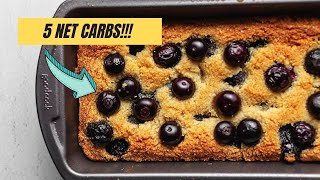 Keto Blueberry Quick Bread