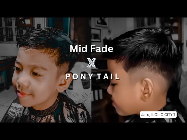 Mid Fade x Ponytail