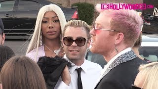 Mod Sun & Shannon From The Clermont Twins Arrive To Jake Paul & Tana Mongeaus Wedding In Vegas