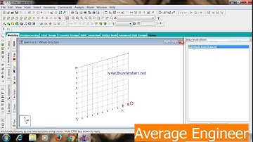 staad pro tutorial part 1