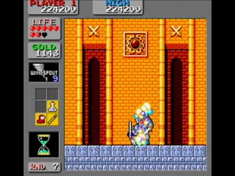 Wonder Boy in Monster Land Arcade - Full Run