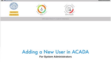 Add New User   System Admin