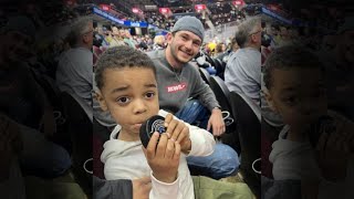 Hero hockey fan blocks puck from hitting 4-year-old boy