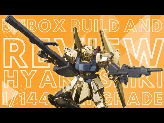 WeiMei | HG Hyaku Shiki | Gold Coating #bootleg #gunpla