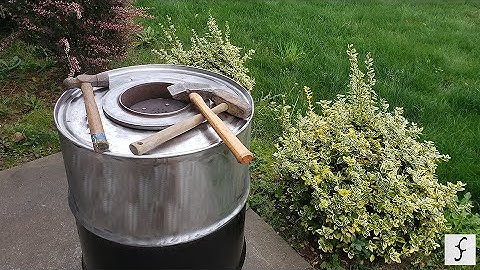 How to build a homemade DIY Coal Forge without welding!